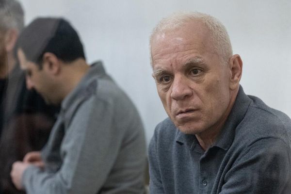 Судебное заседание над армянским военно-политическим руководством Нагорного Карабаха (25 апреля 2025). Баку - Sputnik Армения