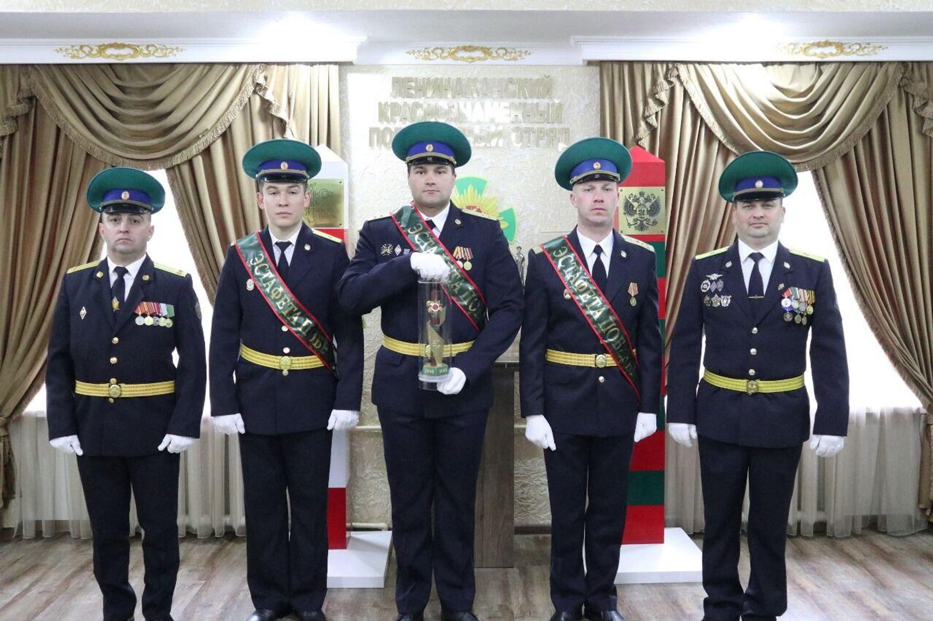 Символ международной военно-патриотической акции Эстафета Победы встретили военнослужащие Ленинаканского пограничного отряда (30 апреля 2025). Ширак - Sputnik Армения, 1920, 30.04.2025