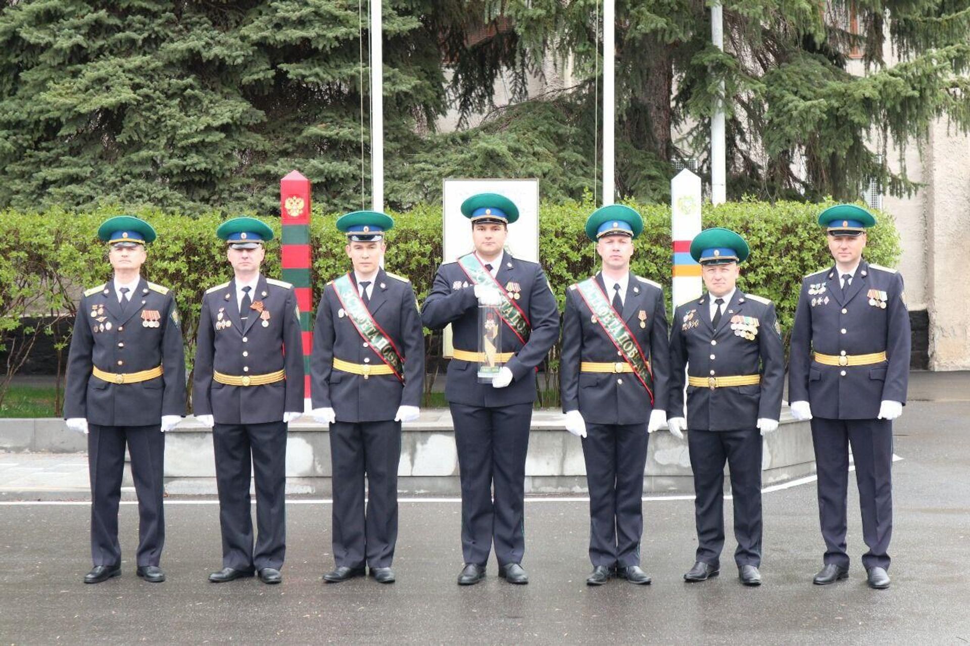 Символ международной военно-патриотической акции Эстафета Победы встретили военнослужащие Ленинаканского пограничного отряда (30 апреля 2025). Ширак - Sputnik Армения, 1920, 30.04.2025