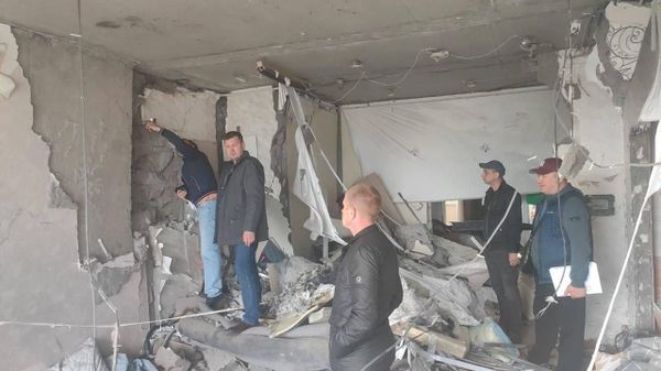 Последствия ночной атаки беспилотников ВСУ Украины (3 мая 2025). Новороссийск - Sputnik Армения