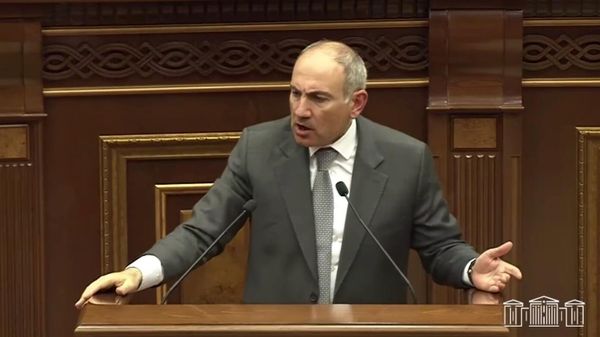 Премьер-министр Никол Пашинян на заседании Национального собрания (7 мая 2025). Еревaн - Sputnik Армения
