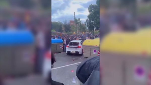 Автомобиль влетел в толпу фанатов испанского Эспаньола - Sputnik Արմենիա