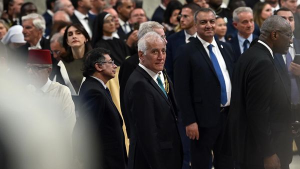 Президент Ваагн Хачатурян принял участие в торжественной церемонии интронизации Папы римского Льва 14-го (18 мая 2025). Ватикан - Sputnik Армения