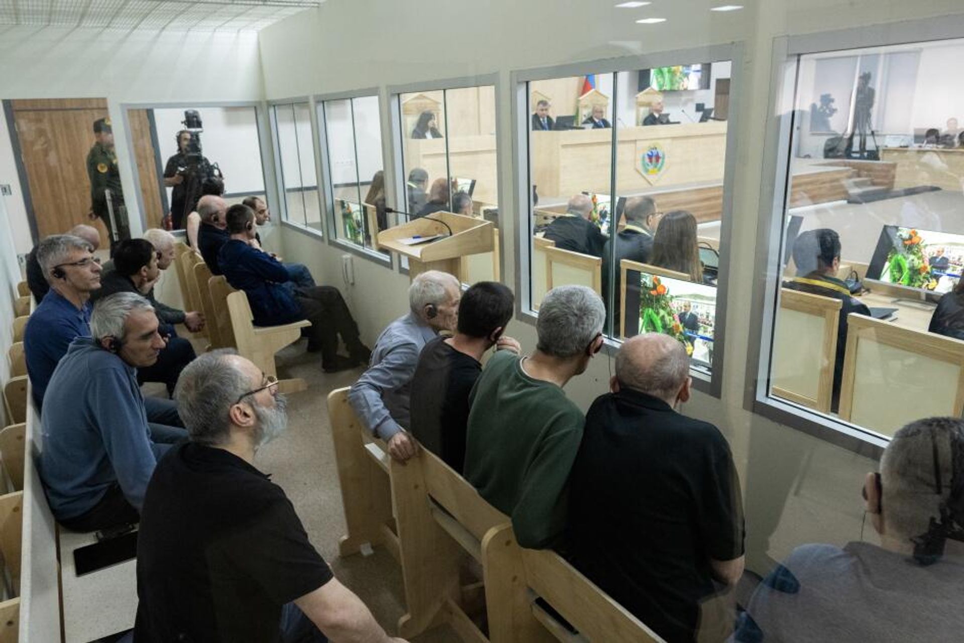 Судебное заседание над армянским военно-политическим руководством Нагорного Карабаха (26 мая 2025). Баку Судебное заседание над армянским военно-политическим руководством Нагорного Карабаха (26 мая 2025). Баку - Sputnik Армения, 1920, 26.05.2025