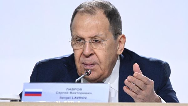 Министр иностранных дел РФ Сергей Лавров на открытии Международной встречи высоких представителей, курирующих вопросы безопасности (28 мая 2025). Москвa - Sputnik Армения