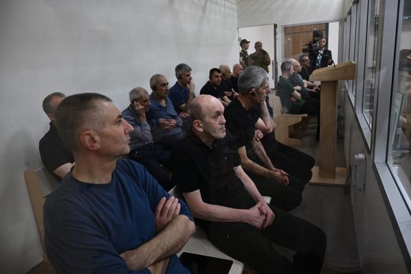 Судебное заседание над армянским военно-политическим руководством Нагорного Карабаха (2 июня 2025). Баку - Sputnik Армения