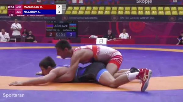 Айк Манукян (60 кг) — чемпион Европы-U17 по греко-римской борьбе - Sputnik Армения