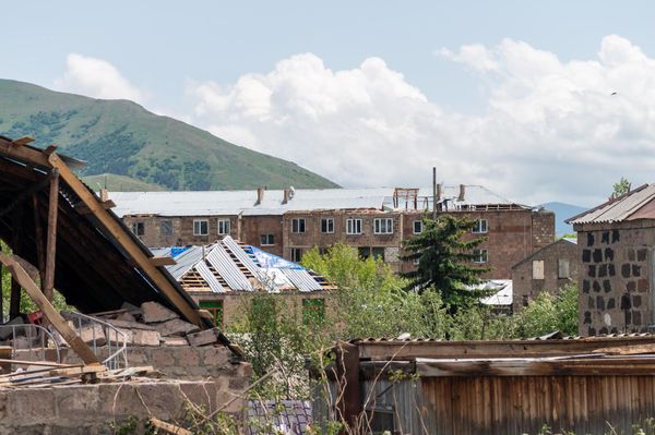 Ուժեղ քամու հետևանքներն Ապարանում Ուժեղ քամու հետևանքներն Ապարանում - Sputnik Արմենիա