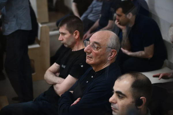 Судебное заседание над армянским военно-политическим руководством Нагорного Карабаха (19 июня 2025). Баку - Sputnik Армения