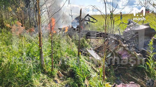 Самолет потерпел крушение возле деревни Паново неподалёку от Коломны (28 июня 2025). Подмосковье - Sputnik Армения