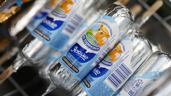 Готовая продукция мороженого Коровка из Кореновки на Фабрике настоящего мороженого в Краснодарском крае - Sputnik Армения