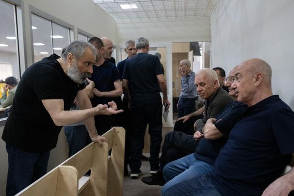 Судебное заседание над армянским военно-политическим руководством Нагорного Карабаха (11 июля 2025). Баку - Sputnik Армения