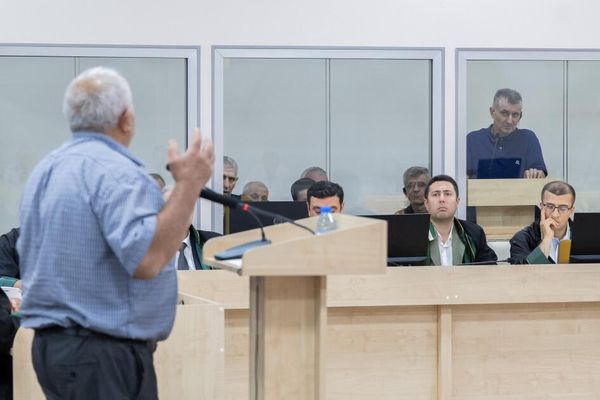 Судебное заседание над армянским военно-политическим руководством Нагорного Карабаха (11 июля 2025). Баку - Sputnik Армения