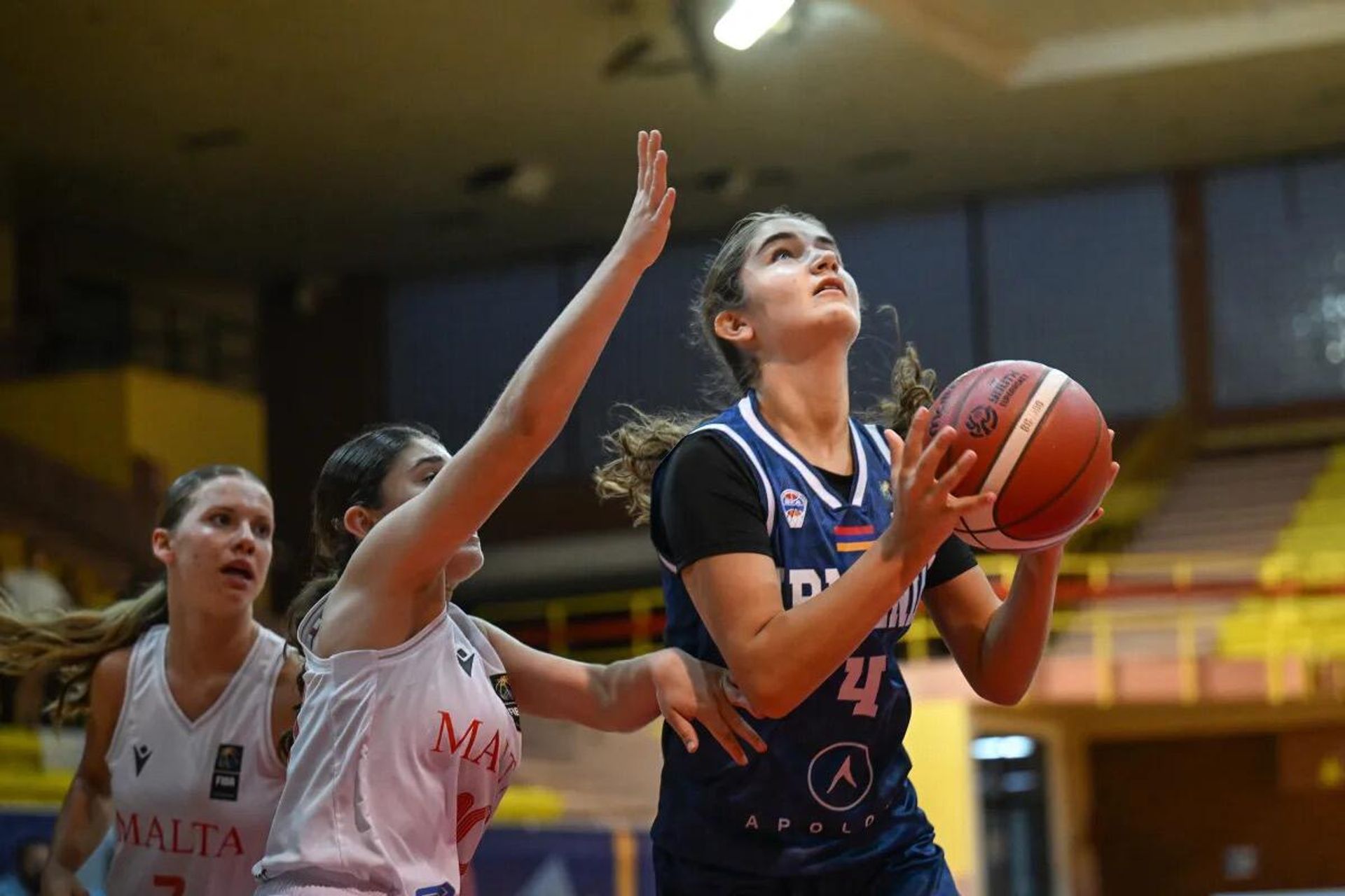 Полуфинальный матч дивизиона C чемпионата Европы по баскетболу (U16) между сборными Мальты и Армении (12 июля 2025). Еревaн - Sputnik Армения, 1920, 13.07.2025