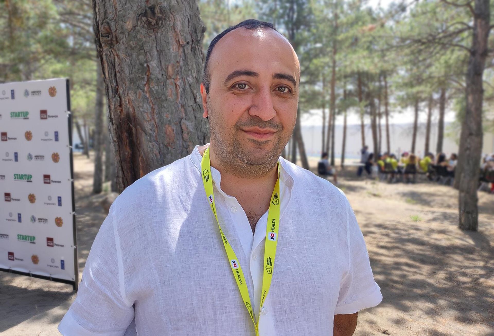 Сооснователь стартапа IdeasColl Карен Симонян на форуме Sevan Startup Summit 2025 - Sputnik Արմենիա, 1920, 22.07.2025