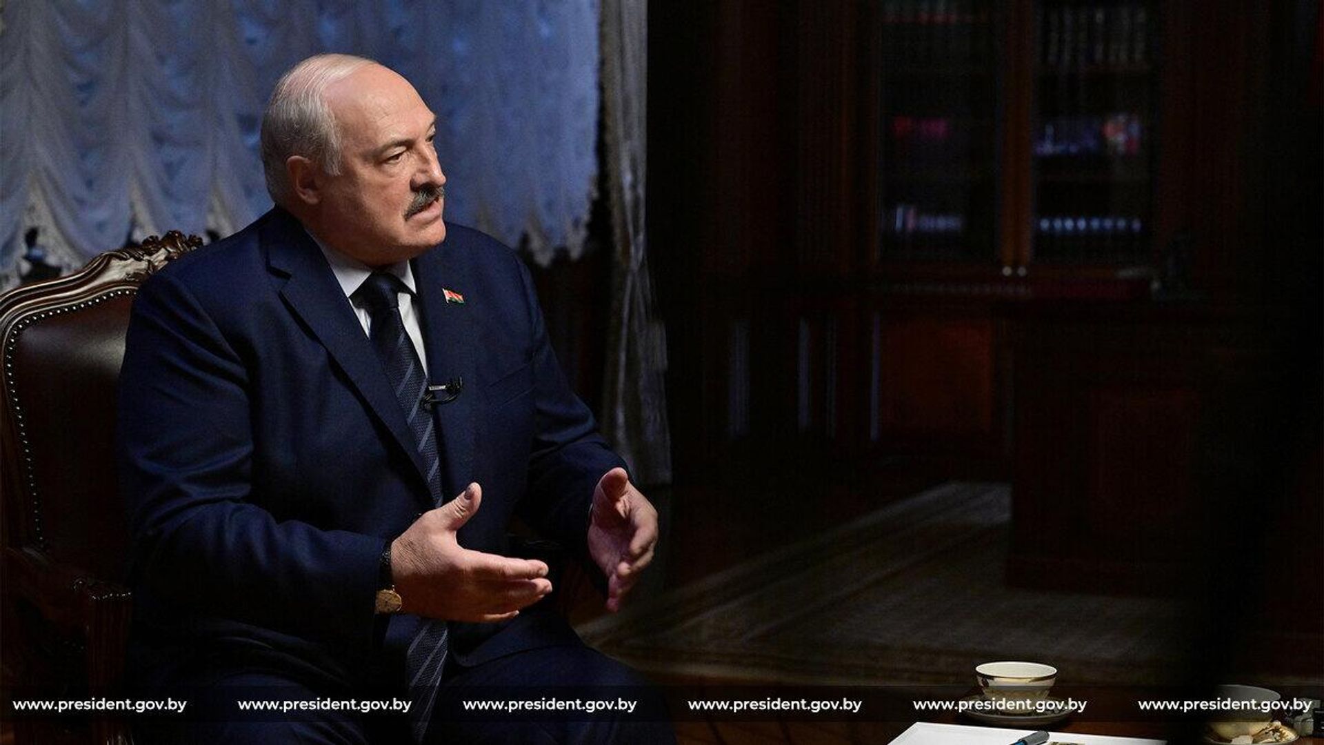 Президентом Беларуси Александр Лукашенко во время интервью журналу Time - Sputnik Արմենիա, 1920, 08.08.2025