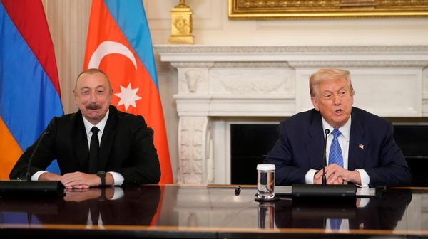 Իլհամ Ալիևն ու Դոնալդ Թրամփը - Sputnik Արմենիա