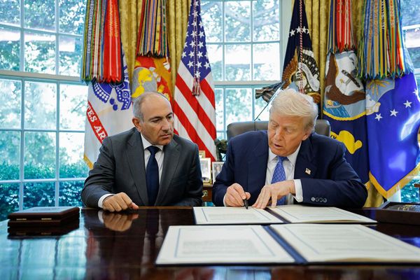Встреча премьер-министра Никола Пашиняна с президентом США Дональдом Трампом в Овальном кабинете - Sputnik Армения