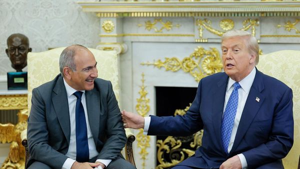Встреча премьер-министра Никола Пашиняна с президентом США Дональдом Трампом (9 августа 2025). Вашингтон - Sputnik Армения