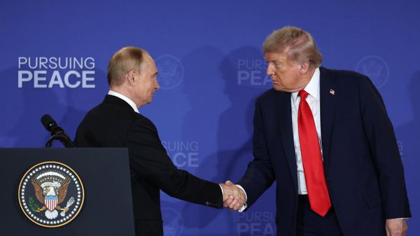 Совместная пресс-конференция президентов РФ и США по итогам встречи (15 августа 2025). Аляска - Sputnik Армения