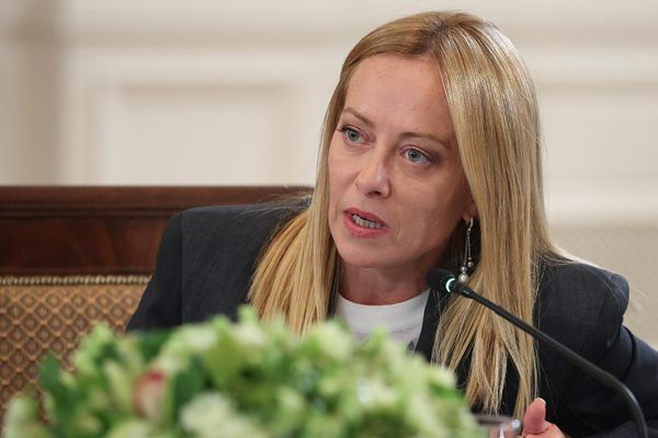 Իտալիայի վարչապետ Ջորջիա Մելոնին ԱՄՆ նախագահ Դոնալդ Թրամփի, Վլադիմիր Զելենսկու և Եվրոպայի առաջնորդների հետ համատեղ հանդիպման ժամանակ - Sputnik Արմենիա