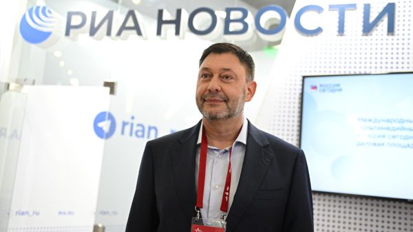Исполнительный директор Международной медиагруппы Россия сегодня Кирилл Вышинский на международном военно-технического форуме АРМИЯ-2023 (17 августа 2023). Москвa - Sputnik Армения
