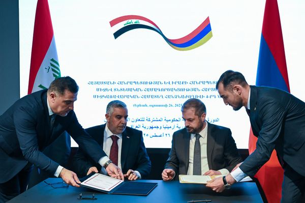 Հայաստան-Իրաք տնտեսական համագործակցության միջկառավարական համատեղ հանձնաժողովի 4-րդ նիստը - Sputnik Արմենիա
