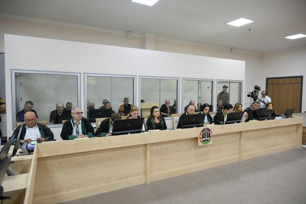 Судебное заседание над армянским военно-политическим руководством Нагорного Карабаха (1 сентября 2025). Баку - Sputnik Армения