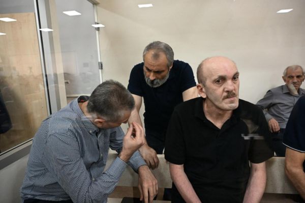 Судебное заседание над армянским военно-политическим руководством Нагорного Карабаха (15 сентября 2025). Баку - Sputnik Армения