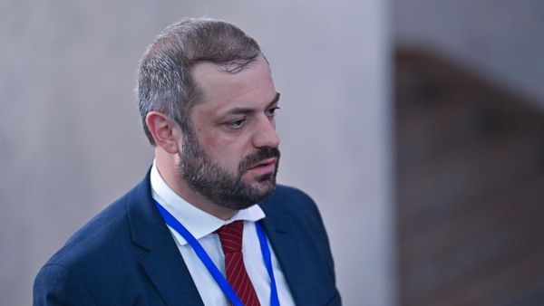 Геворг Папоян после заседания партии ГД (20 сентября 2025). Еревaн - Sputnik Армения