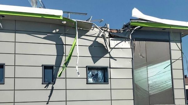 Последствия дроновой атаки ВСУ в Белгороде - Sputnik Армения