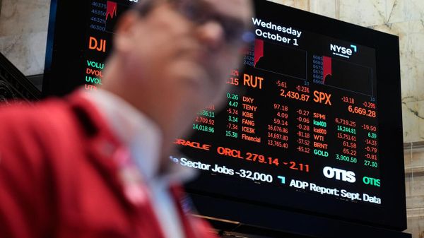 Финансовая информация на Нью-Йоркской фондовой бирже  - Sputnik Армения