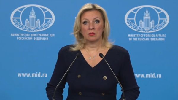 Мария Захарова проводит еженедельный брифинг (23 октября 2025). Москва - Sputnik Армения