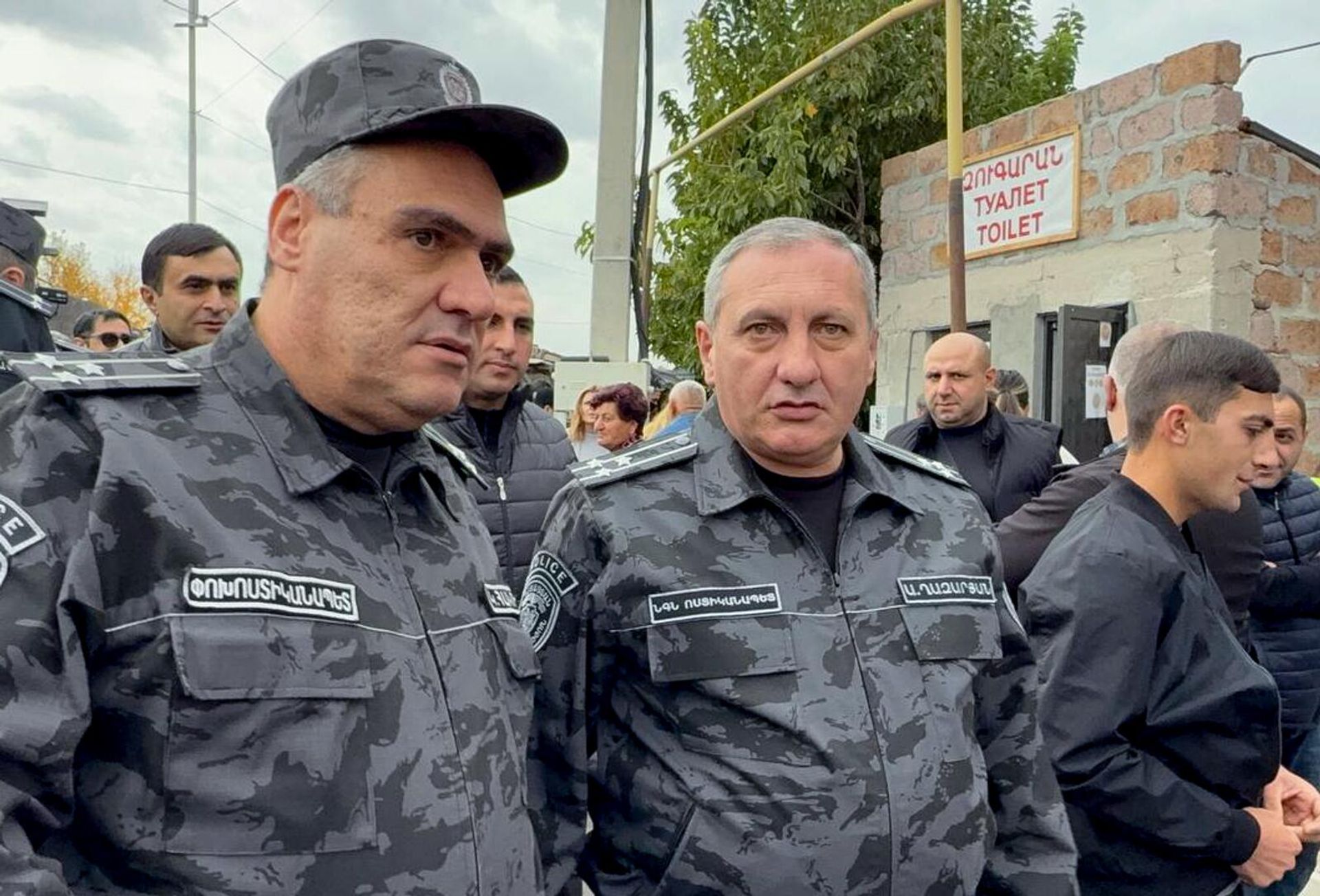 Начальник полиции МВД, замминистра внутренних дел Арам Казарян в Ованаванке (26 октября 2025). Арагацотн - Sputnik Արմենիա, 1920, 26.10.2025