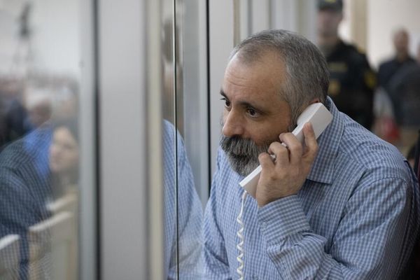 Судебное заседание над армянским военно-политическим руководством Нагорного Карабаха (27 октября 2025). Баку - Sputnik Армения