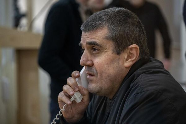 Судебное заседание над армянским военно-политическим руководством Нагорного Карабаха (13 ноября 2025). Баку - Sputnik Армения