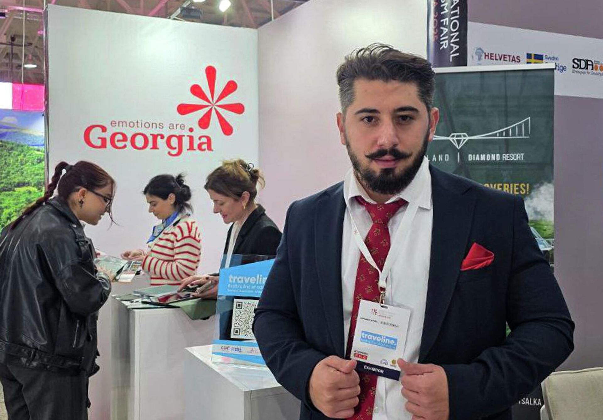 Основатель и гендиректор Traveline Tourism Бека Чихрадзе принимает участие на Международной туристической выставке ITF Armenia 2025 в выставочном центре Meridian (21 ноября 2025). Еревaн Основатель и гендиректор Traveline Tourism Бека Чихрадзе принимает участие на Международной туристической выставке ITF Armenia 2025 в выставочном центре Meridian (21 ноября 2025). Еревaн - Sputnik Армения, 1920, 21.11.2025