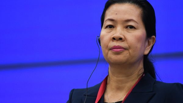 Государственный секретарь министерства торговли Королевство Камбоджа Камранг Текрет во время бизнес-диалога ЕАЭС-АСЕАН (8 июня 2019). Санкт-Петербург - Sputnik Армения