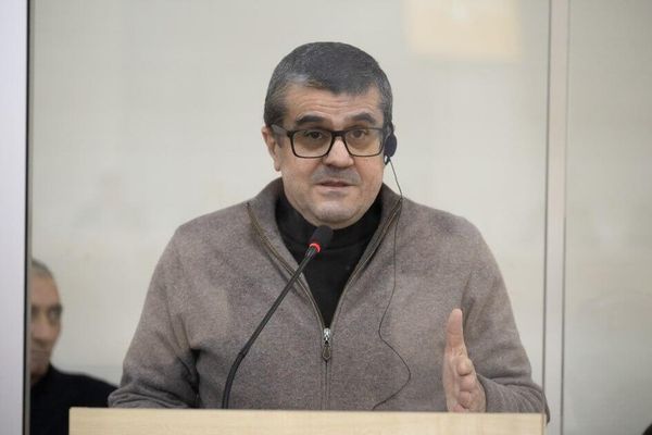 Судебное заседание над армянским военно-политическим руководством Нагорного Карабаха (19 декабря 2025). Баку - Sputnik Армения
