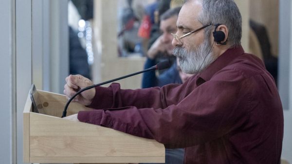 Судебное заседание над армянским военно-политическим руководством Нагорного Карабаха (22 декабря 2025). Баку - Sputnik Армения