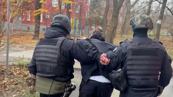 Задержание подозреваемых в незаконной легализации мигрантов. Видео УФСБ России - Sputnik Армения