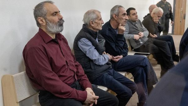 Судебное заседание над армянским военно-политическим руководством Нагорного Карабаха (26 декабря 2025). Баку - Sputnik Армения