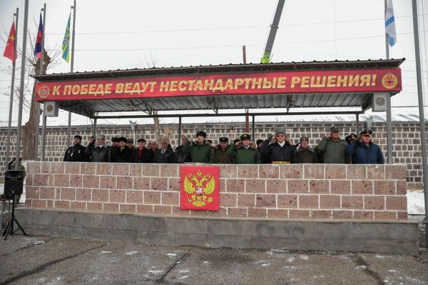 Торжественные мероприятия по случаю 84-летия российской военной базы (29 декабря 2025). Гюмри - Sputnik Армения