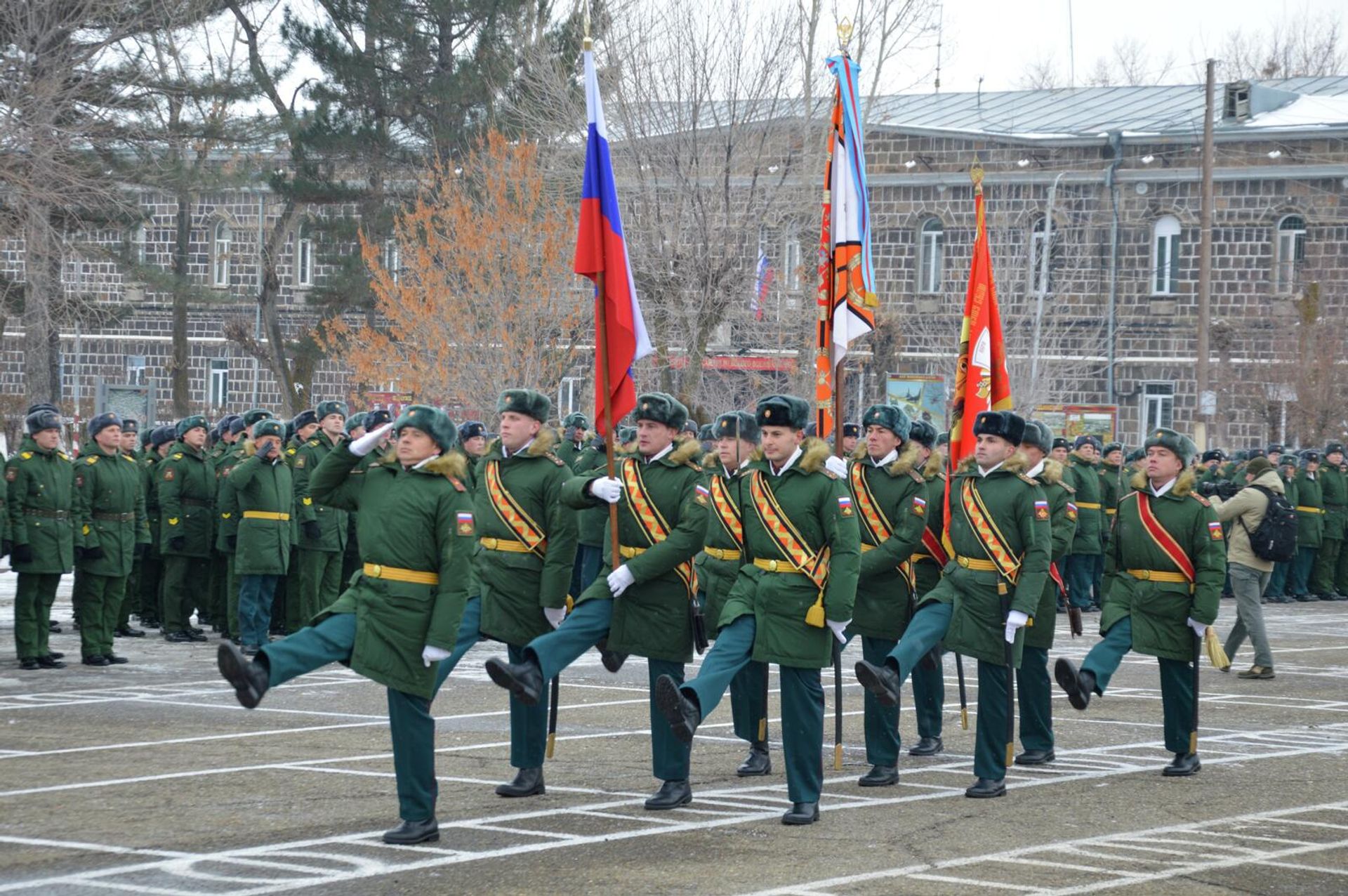 Торжественные мероприятия по случаю 84-летия российской военной базы (29 декабря 2025). Гюмри - Sputnik Армения, 1920, 29.12.2025