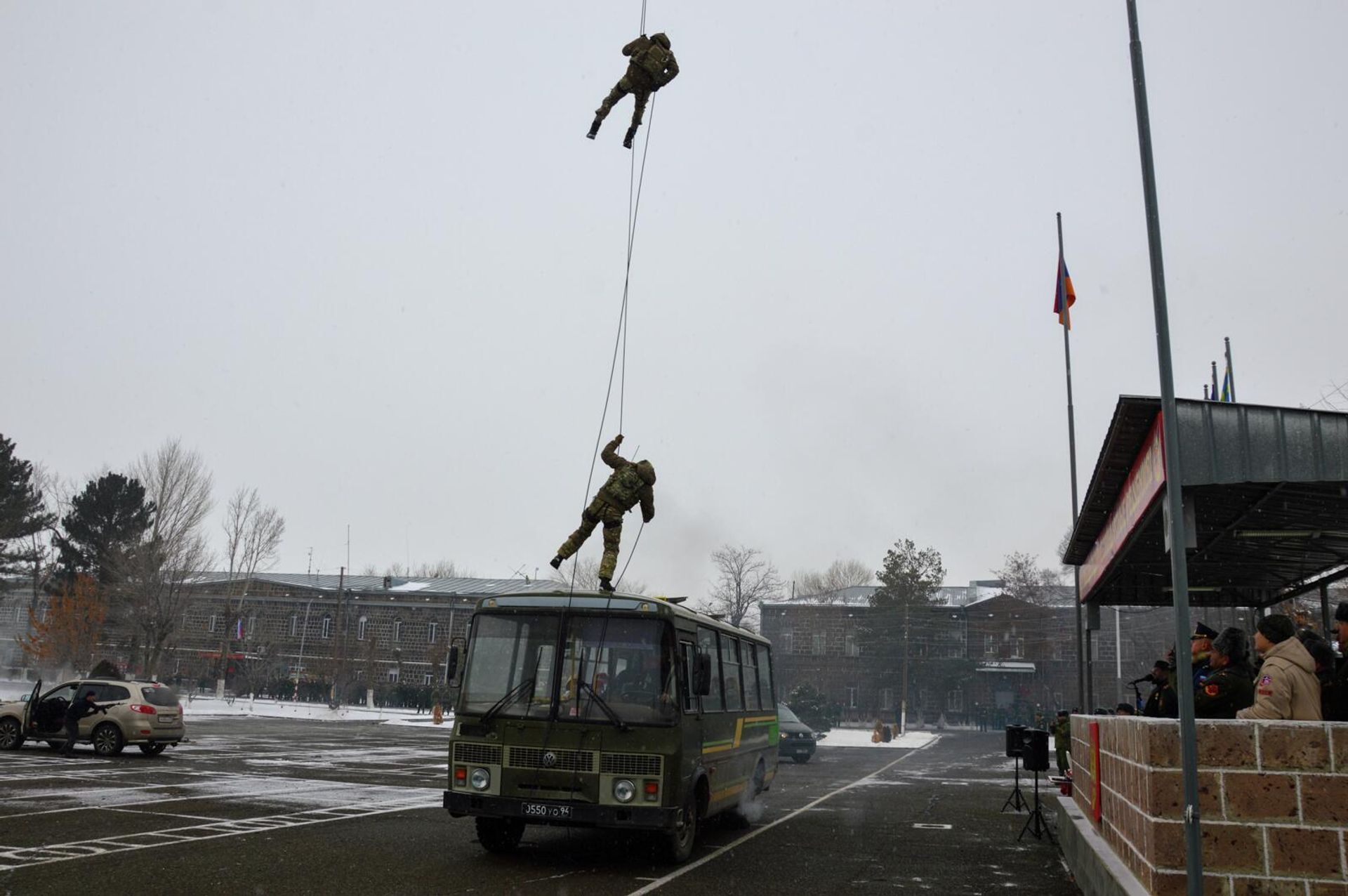 Торжественные мероприятия по случаю 84-летия российской военной базы (29 декабря 2025). Гюмри - Sputnik Армения, 1920, 29.12.2025