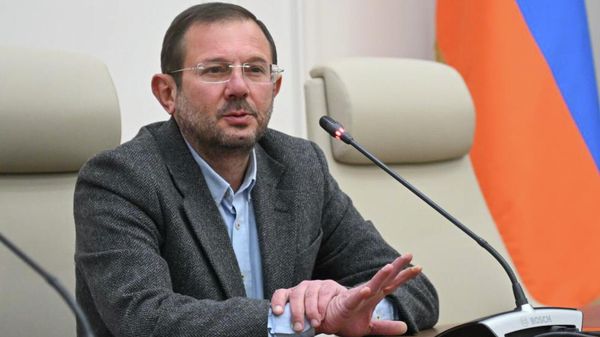 Депутат Гегам Манукян во время брифинга (22 января 2026). Еревaн - Sputnik Армения