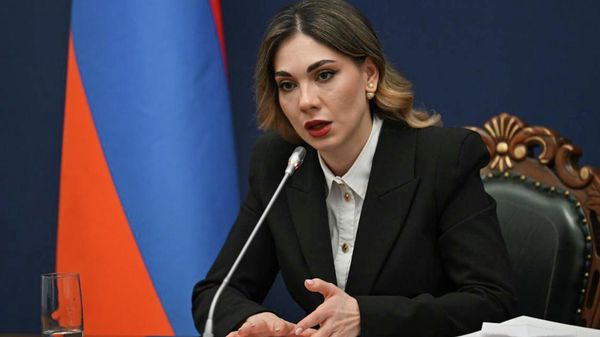 Пресс-конференция министра юстиции Србуи Галян (4 февраля 2026). Еревaн - Sputnik Армения