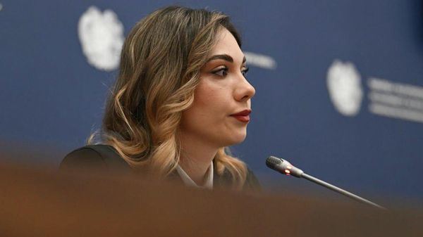 Пресс-конференция министра юстиции Србуи Галян (4 февраля 2026). Еревaн - Sputnik Армения