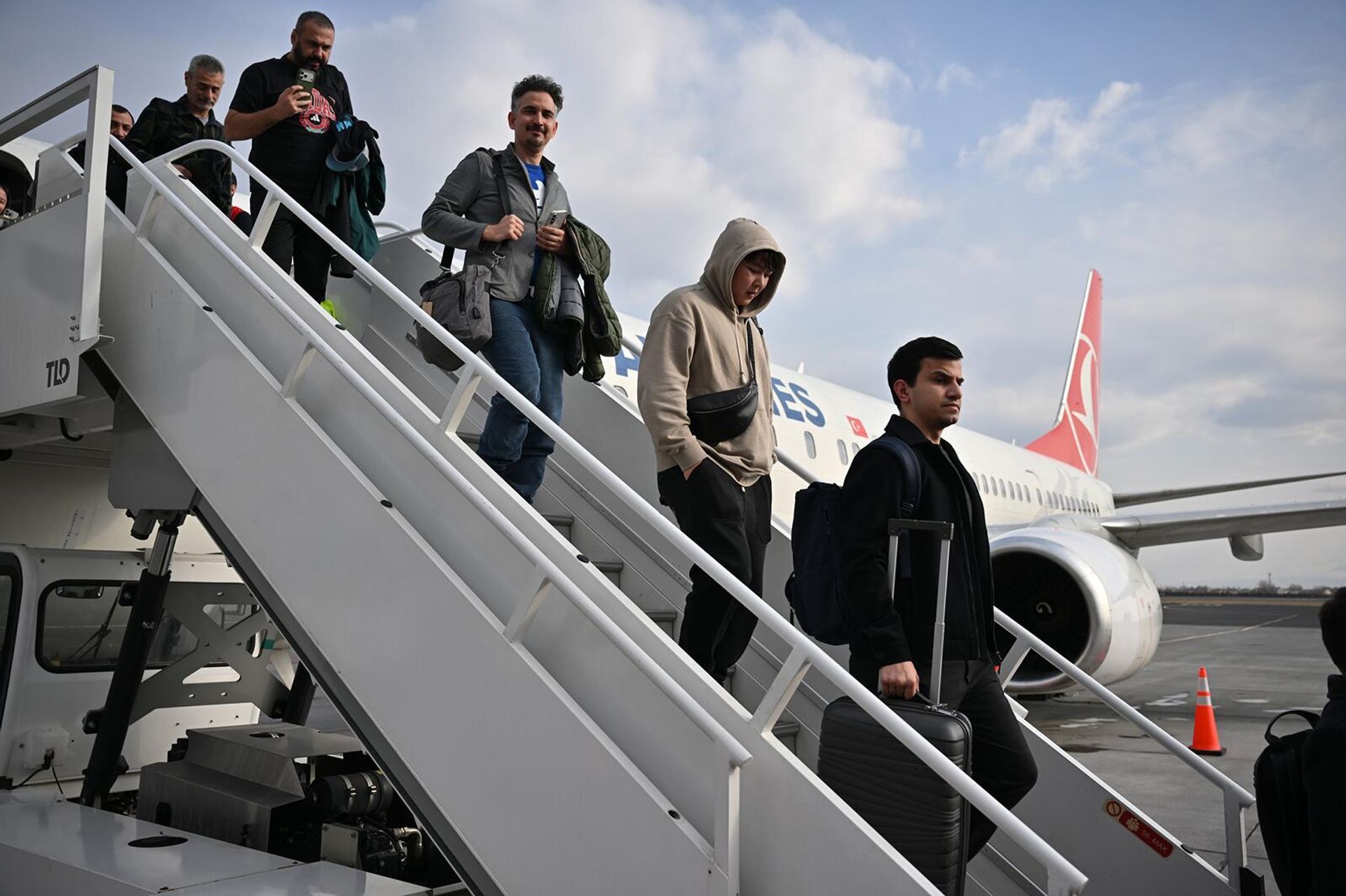 Первый рейс авиакомпании Turkish Airlines Стамбул – Ереван – Стамбул в Международном аэропорту Звартноц (11 марта 2026). Еревaн - Sputnik Արմենիա, 1920, 11.03.2026
