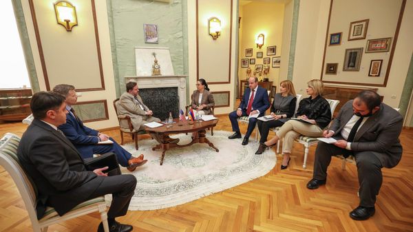 Աննա Վարդապետյանի ու Դեյվիդ Ալենի հանդիպումը - Sputnik Արմենիա